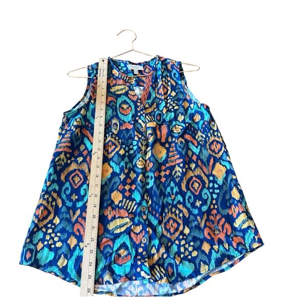 Tinta Sleeveless Colorful Blouse - Size 40 Medium - Picture 5 of 6